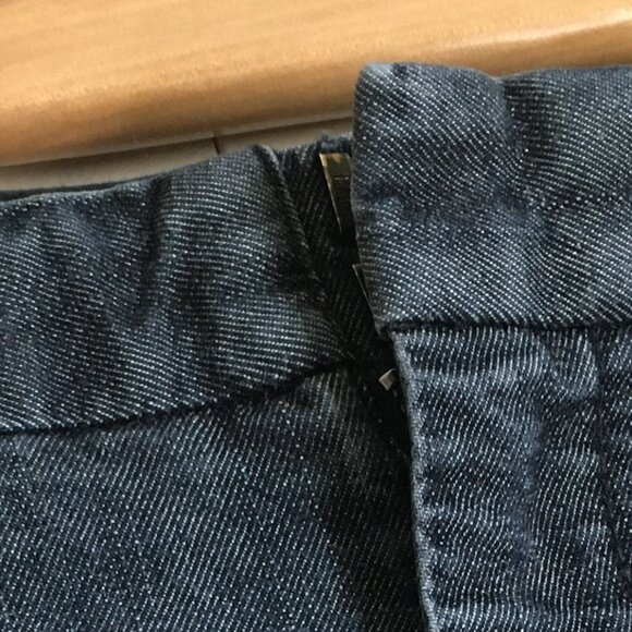 GAP Stretch Wide Leg Denim Trouser Pants - Picture 5 of 16